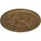 Ekena Millwork Kaya Ceiling Medallion (Fits Canopies up to 5 1/4"), Hand-Painted Rubbed Bronze, 23 5/8"OD x 1 1/2"P CM23KARZS - alternate 4
